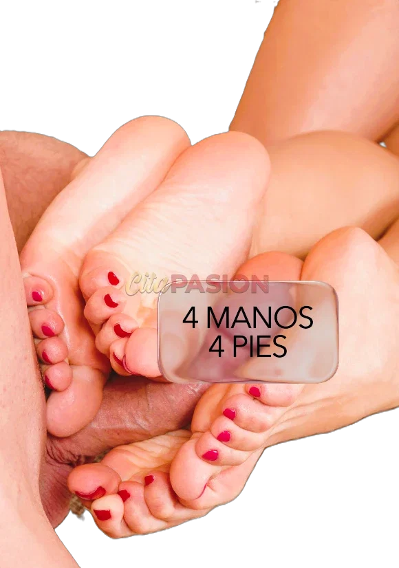 Masajista en Barcelona capital. Ritual en gabinete a cuatro manos y pies.