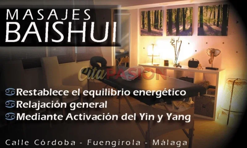 Miniatura 7 de Masajista en Fuengirola. Masaje Baishui disponible en Fuengirola.