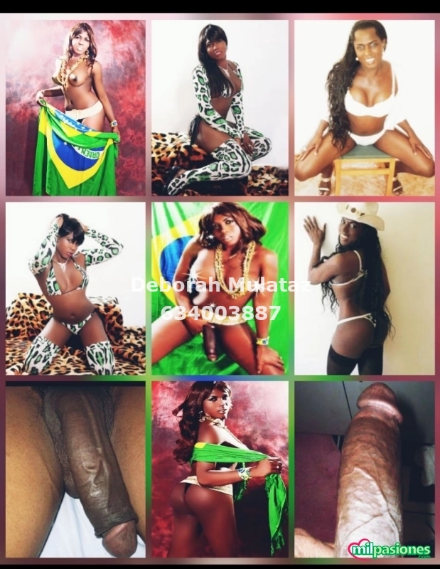 Trans Debby Mulata tengo algo grande para ti